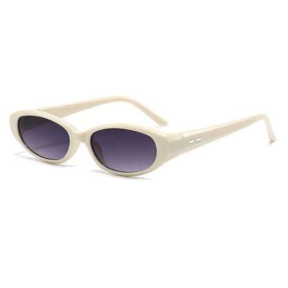 Retro Oval Sunglasses for Women Men Chic Cat Eye Y2K Designer UV400 Sun Glasses Outdoor Sports Eyewear Hiking Cycling Shades