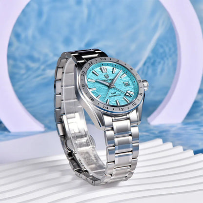 PAGANI DESIGN New GMT Men's Mechanical Watches 100M Waterproof Clock Sapphire Glass Automatic Men Watch PD-1792 Relogio Masculino