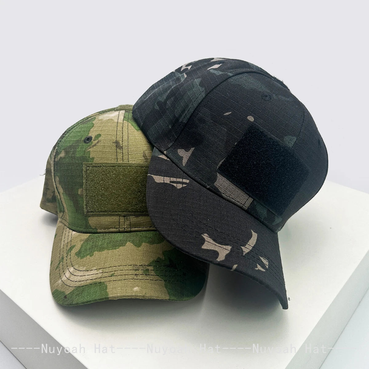 Velcro-rem CAMO Outdoor-baseballkasketter Solskærm Amerikansk Ny Unisex Alsidig Sportsmode Personlig Kasket med skygge Taktisk Ridning