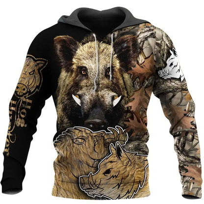 Fashion Autumn Lion, Wolf Hoodies White Tiger Skin 3D All Over Printed Men's Sweatshirt Unisex Pullover Casual Jacket
