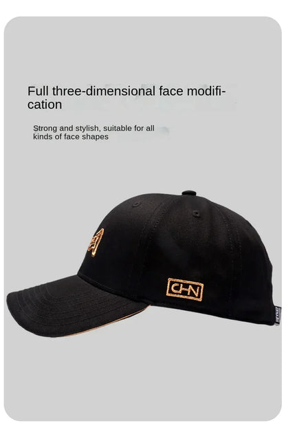 Men's Hat Baseball Cap for Men New Fashion Luxury Brand Embroidery Chinese Style Big Size Cotton Trucker Hat HipHop For 4seasons
