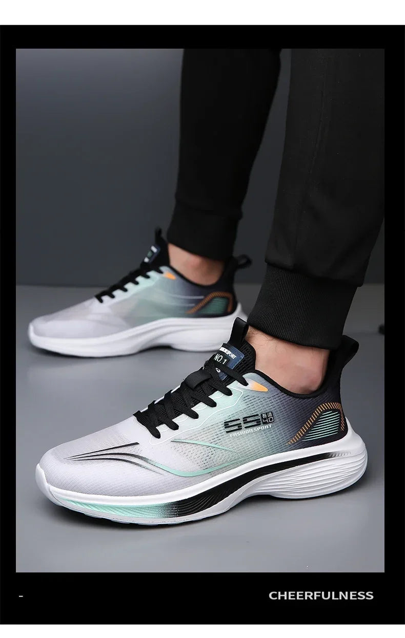 Carbon Plate Marathon Shoes Men Casual Sneakers Air Cushion Luxury Comfortable Lightweight Sports Running Shoes Male Footwear
