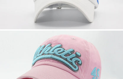 Big Letter Embroidery Baseball Cap Men Summer Casual Women Fashion Snapback Cotton Caps Visor Hip Hop Hat Autumn Adjustable
