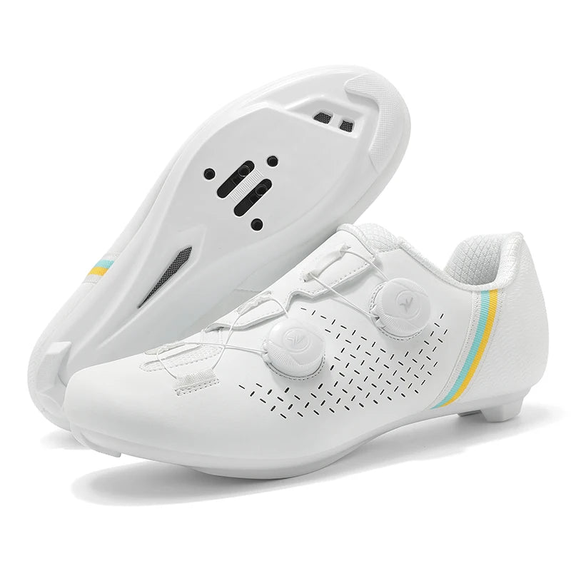 Road Cycling Shoes Flats Cleats Shoes Speed Cycling Sneaker Man Bike Shoes Women Self-Locking Non-slip Mountain Bicycle shoe spd