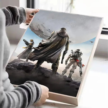 Destiny Poster Self-adhesive Art Waterproof Paper Sticker Coffee House Wall Decor