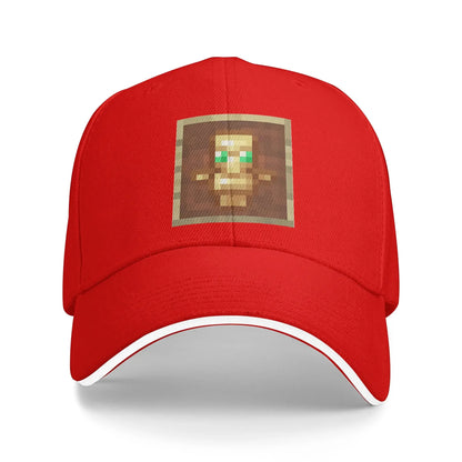 Totem Of Undying Game baseballkasketter Hip Hop Pixel Art guld-sandwichkasketter til mænd og kvinder, justerbart hovedbeklædning til udendørs brug