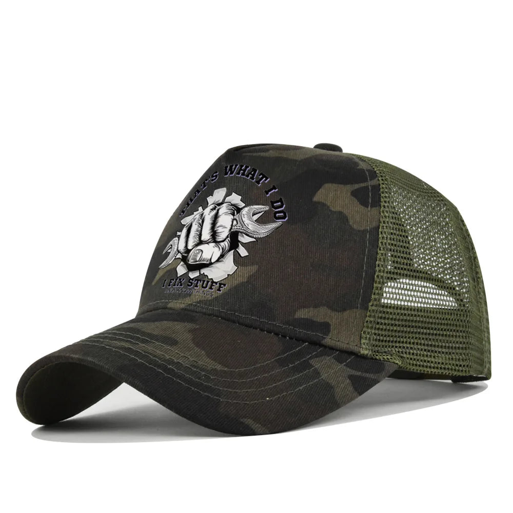 Gorra de béisbol de moda para primavera-verano, de malla estampada y transpirable, con logotipo personalizado para hombres, mujeres y parejas; gorra con visera, casquette.