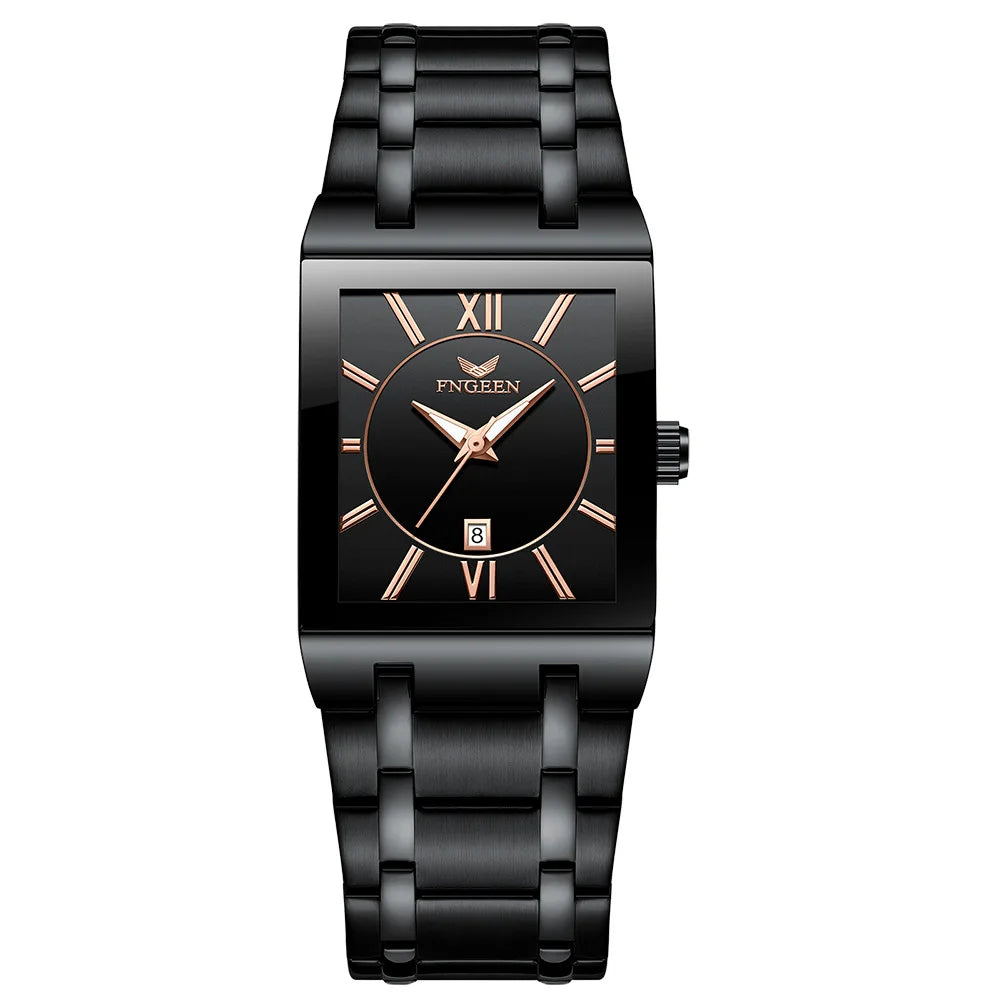 BINBOND luxury men’s wristwatch with precise quartz movement, luminous hands, water-resistant, automatic date display, made from durable stainless steel, casual style.