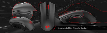 Redragon M652 Optical 2.4G Wireless Mouse with USB Receiver, Portable Gaming & Office Mice, 5 Adjustable DPI Levels