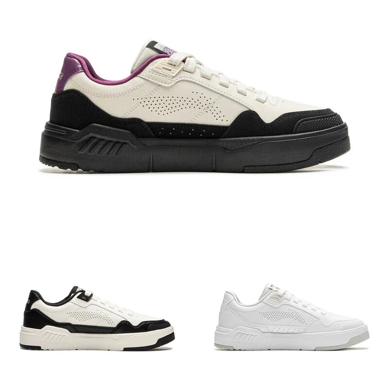 Damskie buty lifestyle Li-Ning COMMON 80s DUAL CUSHION – sportowe buty do codziennego noszenia, klasyczne i wygodne sneakersy rekreacyjne LiNing AGCU158