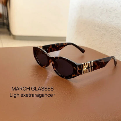 Moderne ovale solbriller til kvinder og mænd – trendy og cool solbriller til damer – Street Shot – retro – premium briller – Gafas De Sol – UV400