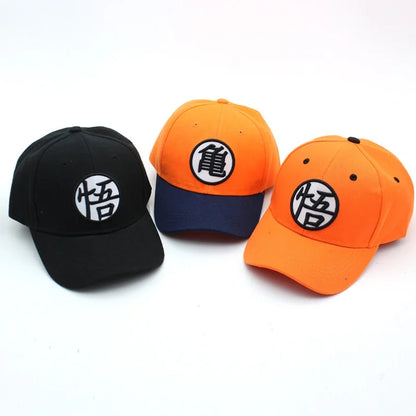 Czapki baseballowe Dragon Ball Son Goku unisex z haftem Gui Wu – wiosenne i jesienne czapki na świeżym powietrzu, regulowane, codzienne, chroniące przed słońcem