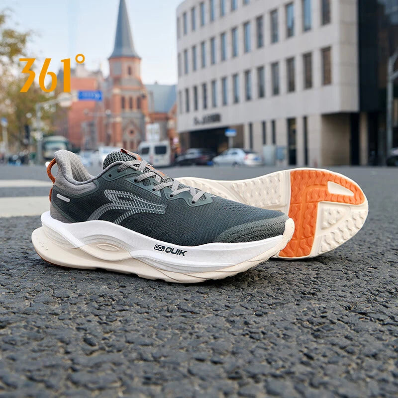 361 Degrees Fierce 5 Men Running Shoes New Breathable Shock-Absorber Comfortable Non-Slip Wear-Resistant Male Sneakers 672522218