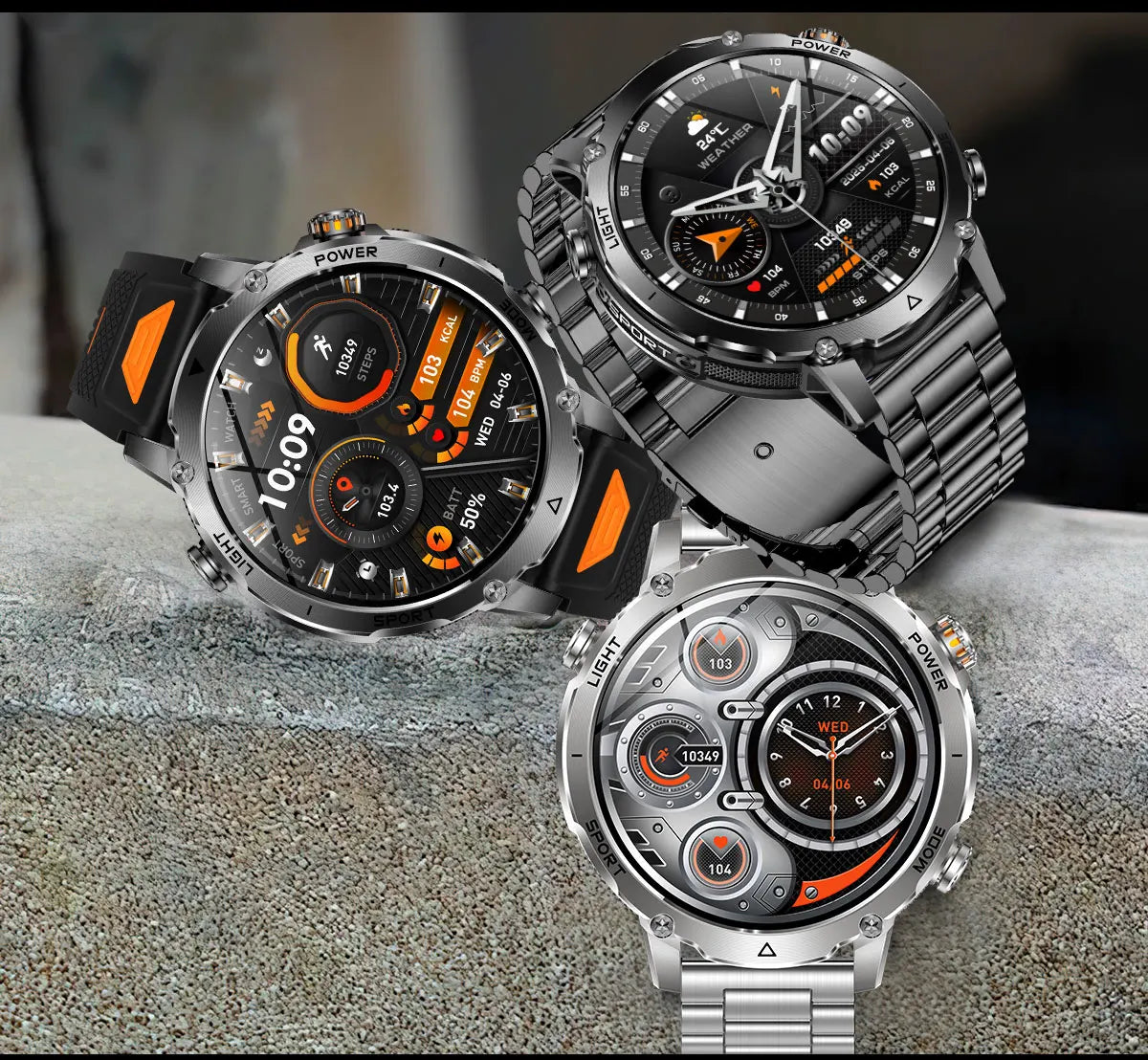 2026 TANK Ultra New 1400mAh Big Battery Smart Watch Men GPS path Sport Flashlight BT Call Waterproof Outdoor Military Smartwatch