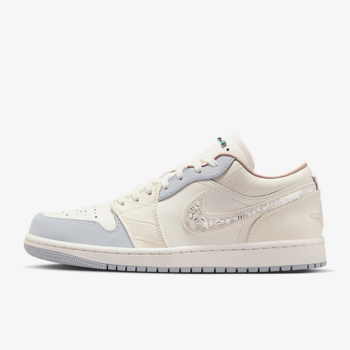 Nike Original Air Jordan 1 Low Damen-Sportschuhe, strapazierfähig, IH7323-100