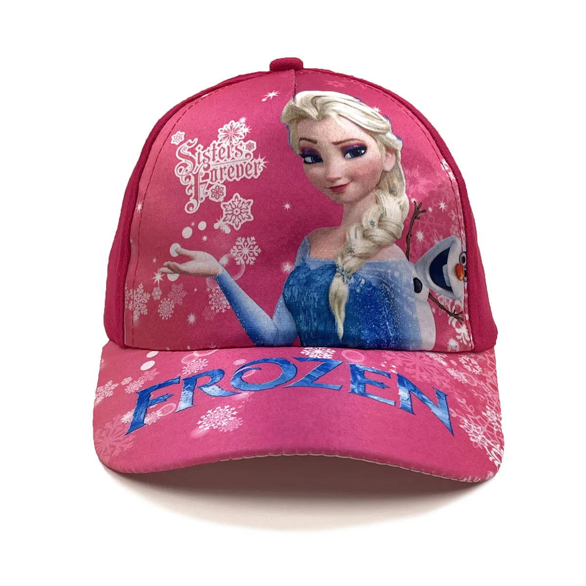 Disney-prinsesse Elsa, Anna og Sofia fra Frost – anime-figur – baseballkasket – Terylene-kasket med skygge – tegneseriepige – børnehovedbeklædning – gaver