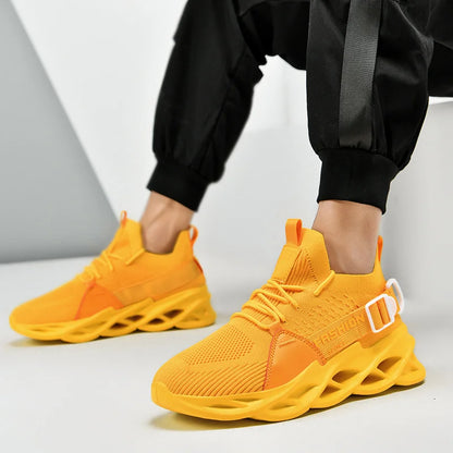 Men Shoes Breathable Fashion Mesh Running Shoes Man High Quality Unisex Light Tennis Baskets Athletic 2023 Sneakers for Men