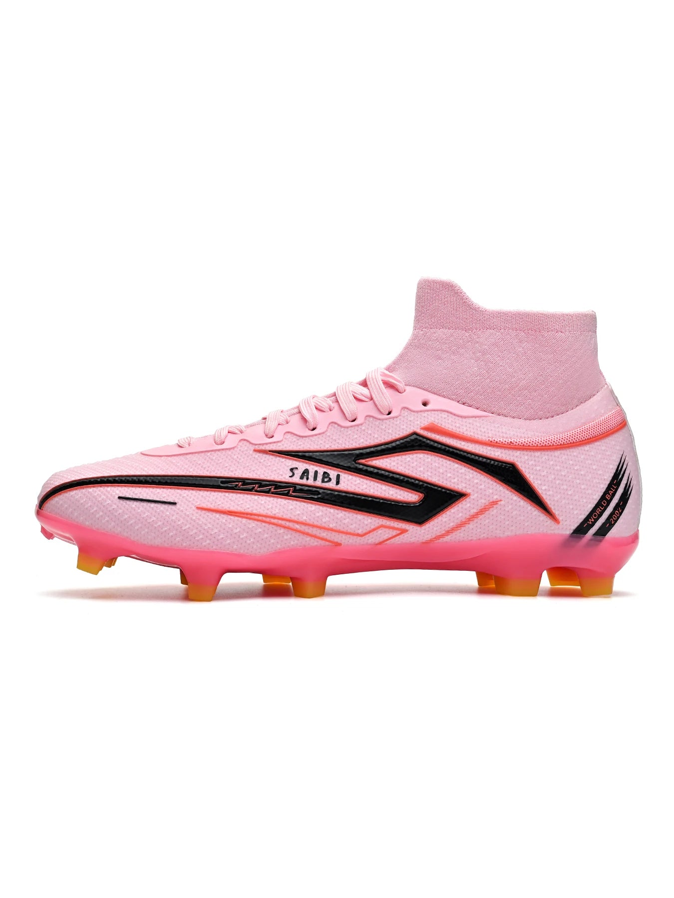 Classic Style AG FG Football Shoes PU Fabric Ventilated Upper TPU Wearproof Outsole Unisex Kids Outdoor Football Shoes