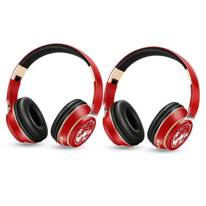 New Popular Bluetooth Headphones Stereo Headset Wireless Original Earphones Cosplay Game with MP3 FM & Microphone Students Gift