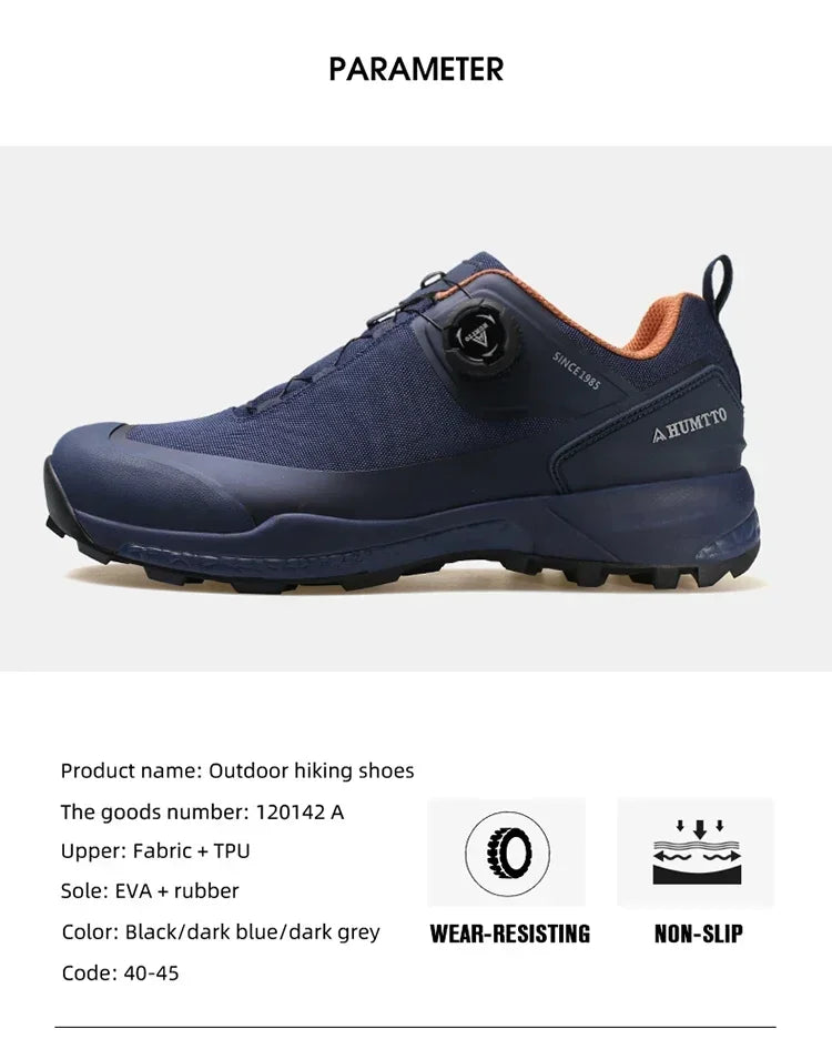 HUMTTO Breathable Trail Running Shoes for Men Black Men's Sports Shoes Cushioning Sneakers Man Luxury Designer Casual Trainers
