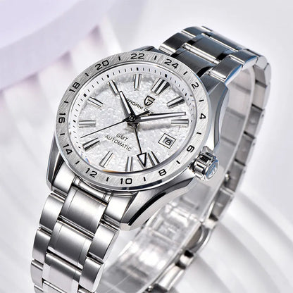 PAGANI DESIGN New GMT Men's Mechanical Watches 100M Waterproof Clock Sapphire Glass Automatic Men Watch PD-1792 Relogio Masculino