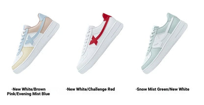Xtep White Sneakers Women 2026 Spring Couples Versatile Trendy Casual Thick-soled Heightening Sports Shoes 874118319851