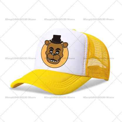 Five Nights At Freddy's baseballkasket til børn og voksne FNAFS anime-figur kasket med skygge bomulds-sommerhatte mode-tilbehør gave