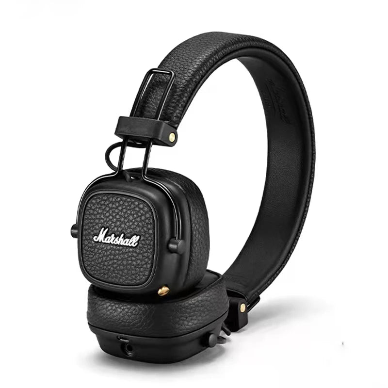 Marshall Major III Wireless Bluetooth Headphones – Deep Bass, Noise Cancelling, Foldable Over-Ear Headset with Microphone
