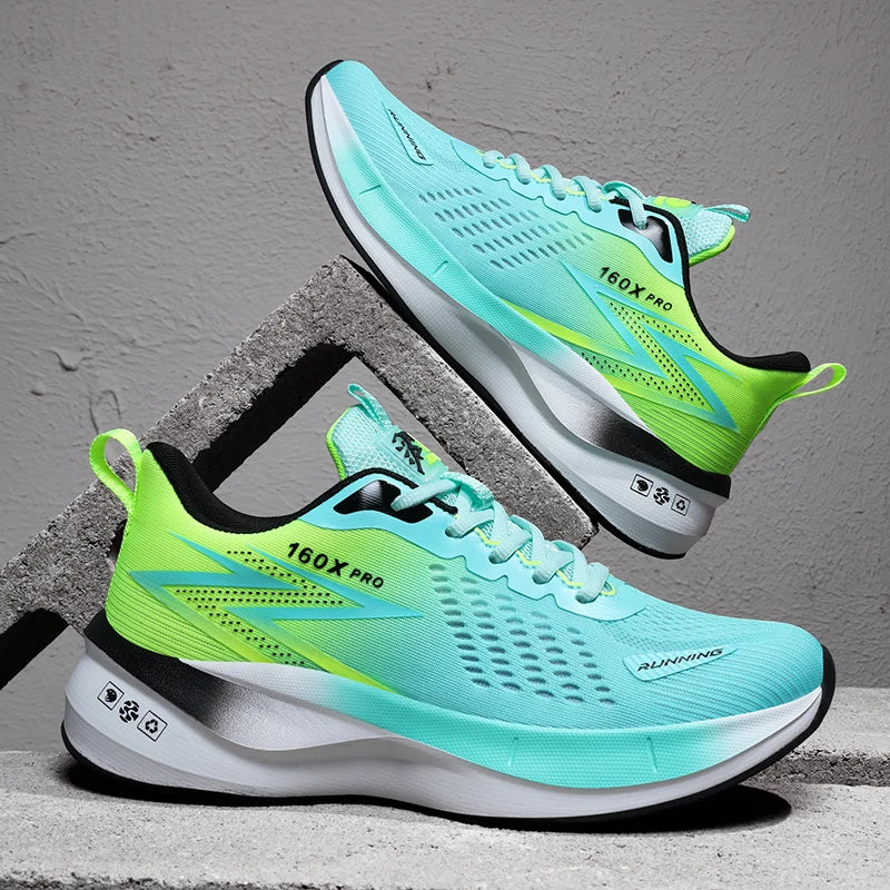 Running Shoes Speciality Marathon Men Sports Breathable Lightweight Carbon Board Women's Comfortable Athletic Nonskid Sneakers
