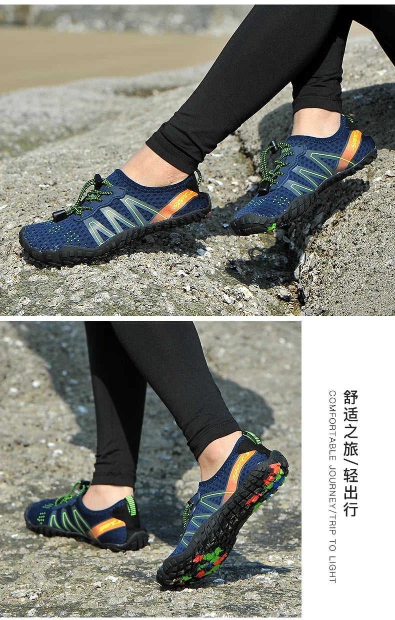 Men Wading Shoes Women Swimming Shoes Sneakers Barefoot Beach Sandals Upstream Aqua Shoes Quick-Dry Sea Diving Gym Water Shoes