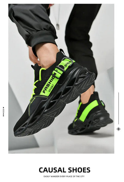 Moda Lila Casual Sneakers Dam Herr Blade Löparskor Storlek 48 Lätta Andningsbara Sportskor Herr Mesh-sneakers