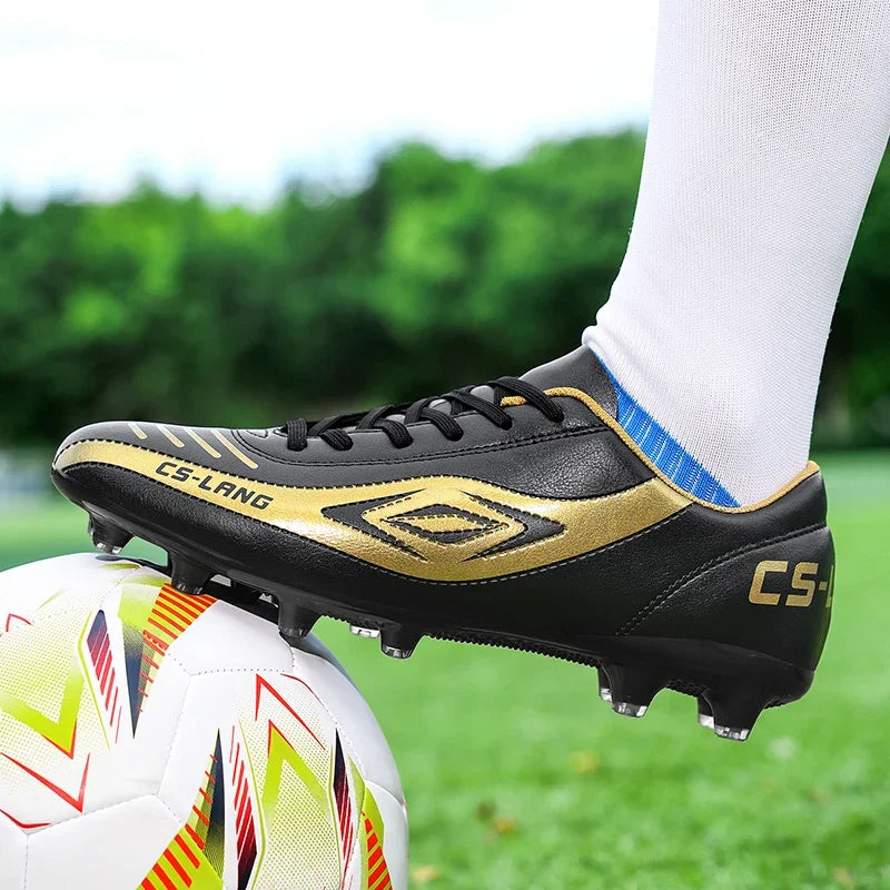 New Men’s Football Boots Grass Cleats Soccer Shoes Match Adult Indoor Ultralight Non-Slip Boys Futsal Sport Turf Comfortable