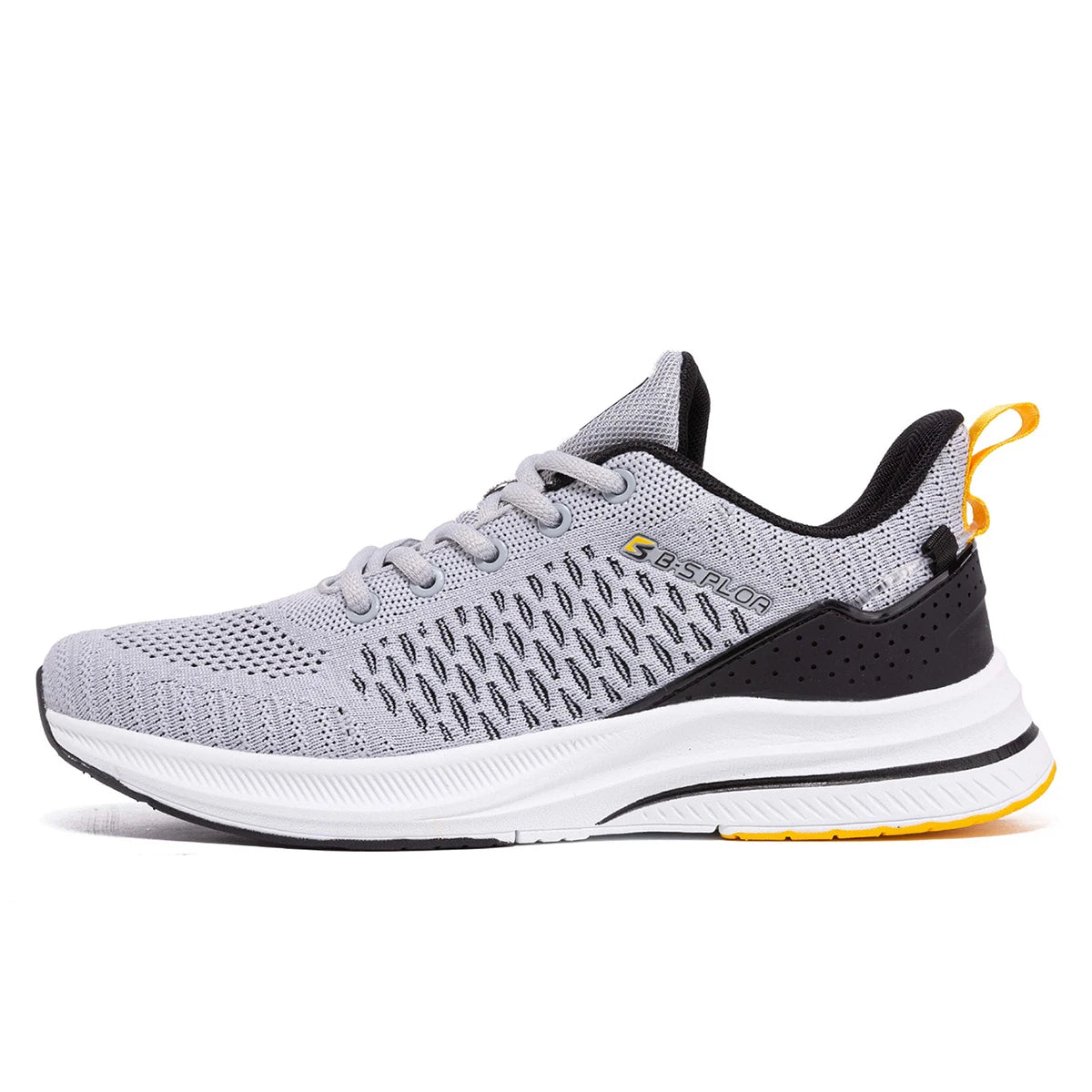 Scarpe da running leggere Baasploa da uomo, confortevoli sneaker casual da uomo in mesh di design, con lacci, per sport all’aperto e tennis