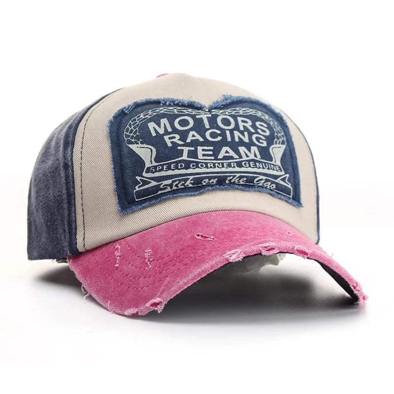 Casquette de baseball en coton printemps-été pour homme, style délavé et vieilli, chapeaux pour homme et femme, casquette de soleil pour l'extérieur, casquettes hip-hop, style décontracté, multicolore