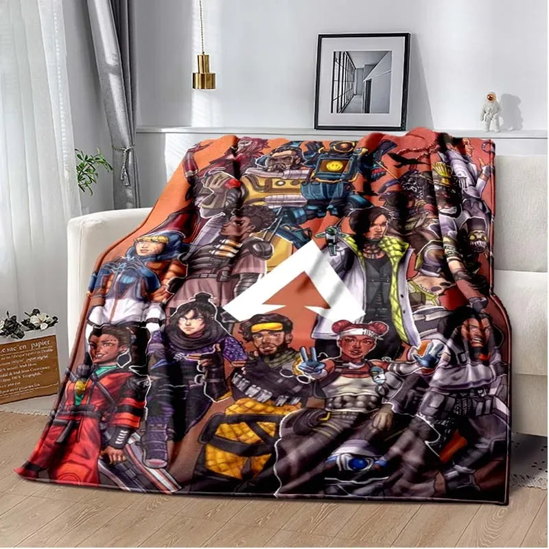 GAME APEX LEGENDS Blanket Lightweight Quilt Keep Warm Fabric Cute Blanket Bed Sofa Home Office Available in all seasons