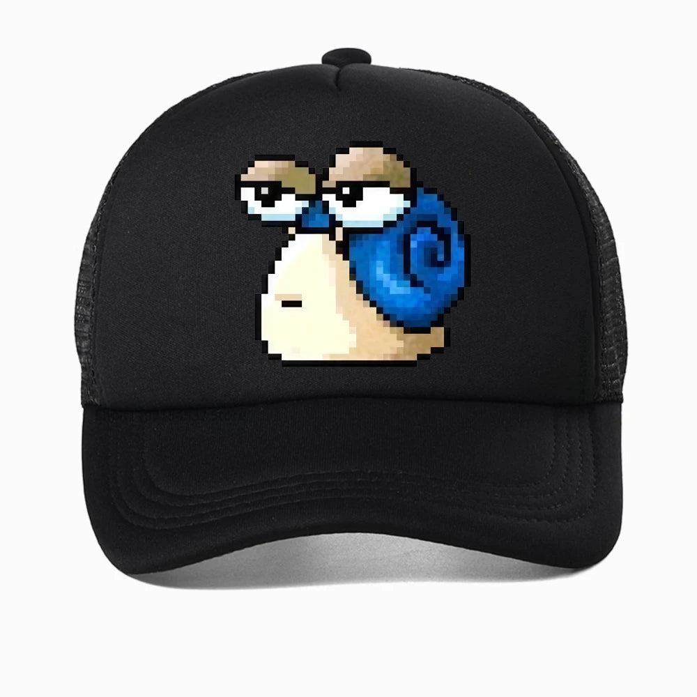 Czapka baseballowa z nadrukiem Harajuku MapleStory – urocza i zabawna, męska, w koreańskim stylu, dla fanów gier, otaku i hipsterów – czapka z możliwością personalizacji