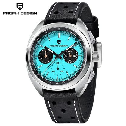 PAGANI DESIGN 2026 NEW Turtle Back Chronograph 1782 fashion quartz wristwatch for Man Luminous Waterproof Watch Reloj hombre