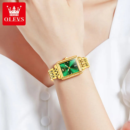 OLEVS 9995 Women's Watch Luxury Elegant Quartz Ladies Wristwatch Top Brand Waterproof Luminous Date Original Watch For Women