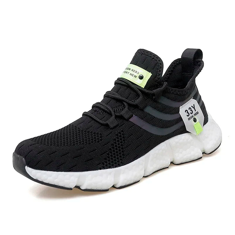 Modne, oddychające, codzienne męskie buty sportowe na wiosnę i jesień – Tenis Masculino, Zapatillas Hombre, modne buty do biegania