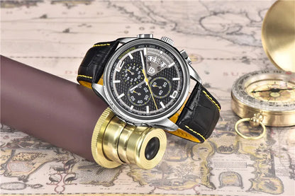 Cronógrafo PAGANI DESIGN para homem, quartzo multifunções, estilo militar de piloto, relógio masculino