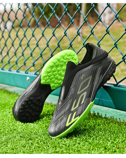 New Men's Football Boots Non Slip Comfortable Soccer Shoes Turf Ultralight Fg Grass Cleats Futsal Sport Indoor Adult Non-Slip
