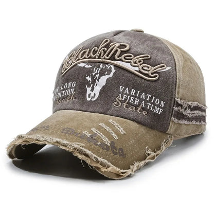 Gorra de béisbol para hombre en algodón lavado, estilo retro, para las cuatro estaciones, ideal para deporte al aire libre, accesorio de moda masculina