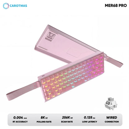 IROK Carotmas Mercury68 Mercury 68 Mercury68 Pro Mercury68 Max RT 0.001mm 8K Tastiera meccanica magnetica gaming cablata per gamer
