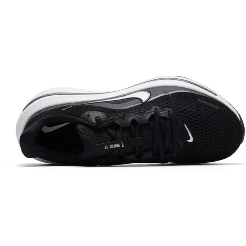 Pantofi de alergare autentici Nike Air Winflo 12 pentru bărbați, de vară, respirabili, cu talpă groasă, HV9272-002