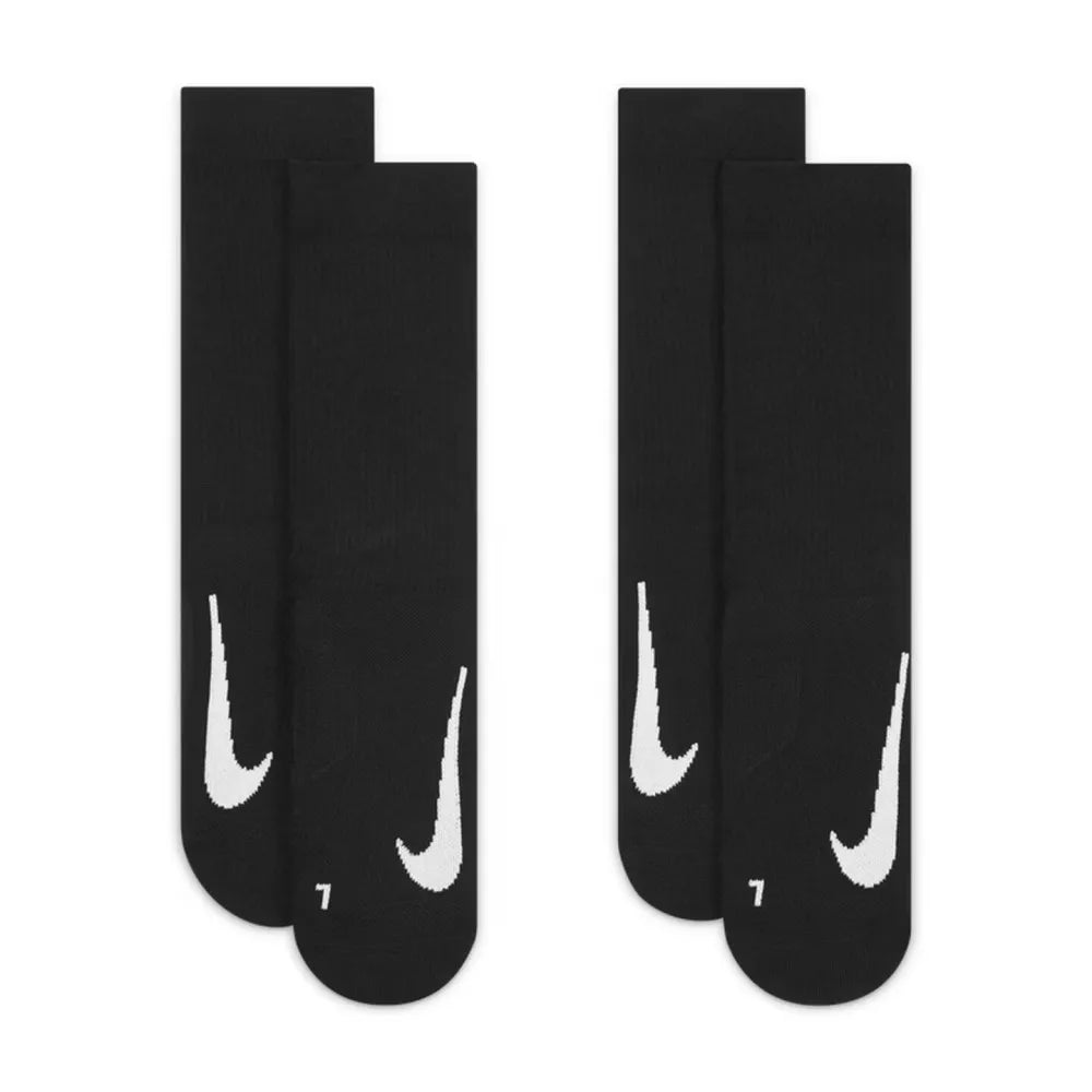 Nike 3-Pack Men's and Women's Thick-Pile Terry-Sole Sports Socks: Non-Slip, Comfortable, and Breathable SK0118-010