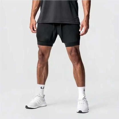 Dragon Ball GOKU Anime Peripheral Printing Double-layer Shorts 2025 American Sports Summer Men's Loose Breathable Pants