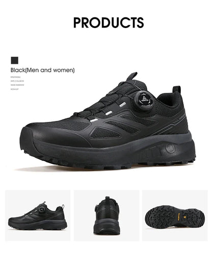 HUMTTO Breathable Trail Running Shoes for Men Black Men's Sports Shoes Cushioning Sneakers Man Luxury Designer Casual Trainers