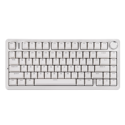 Tastiera meccanica EPOMAKER x AULA F75 solo cablata 75% layout ANSI US con gasket, hot-swap e manopola per Mac/WIN/Android