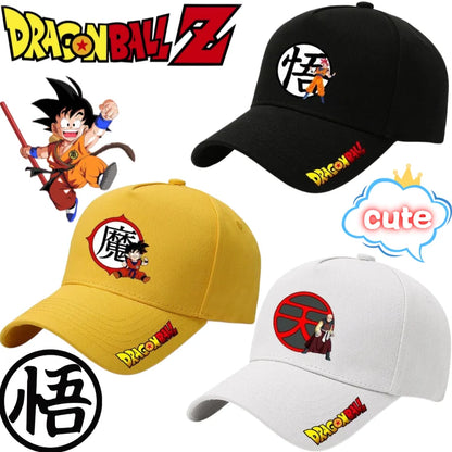 Dragon Ball Master Roshi Son Goku Kapa Kreativna visokokakovostna anime risanka s črkovnim potiskom Unisex Casual vsestranska bejzbolska kapa