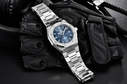 PAGANI DESIGN 8215 Men's Automatic Mechanical Watch 40MM Sapphire Stainless Steel Waterproof 10Bar Luminous C3 Reloj Hombre